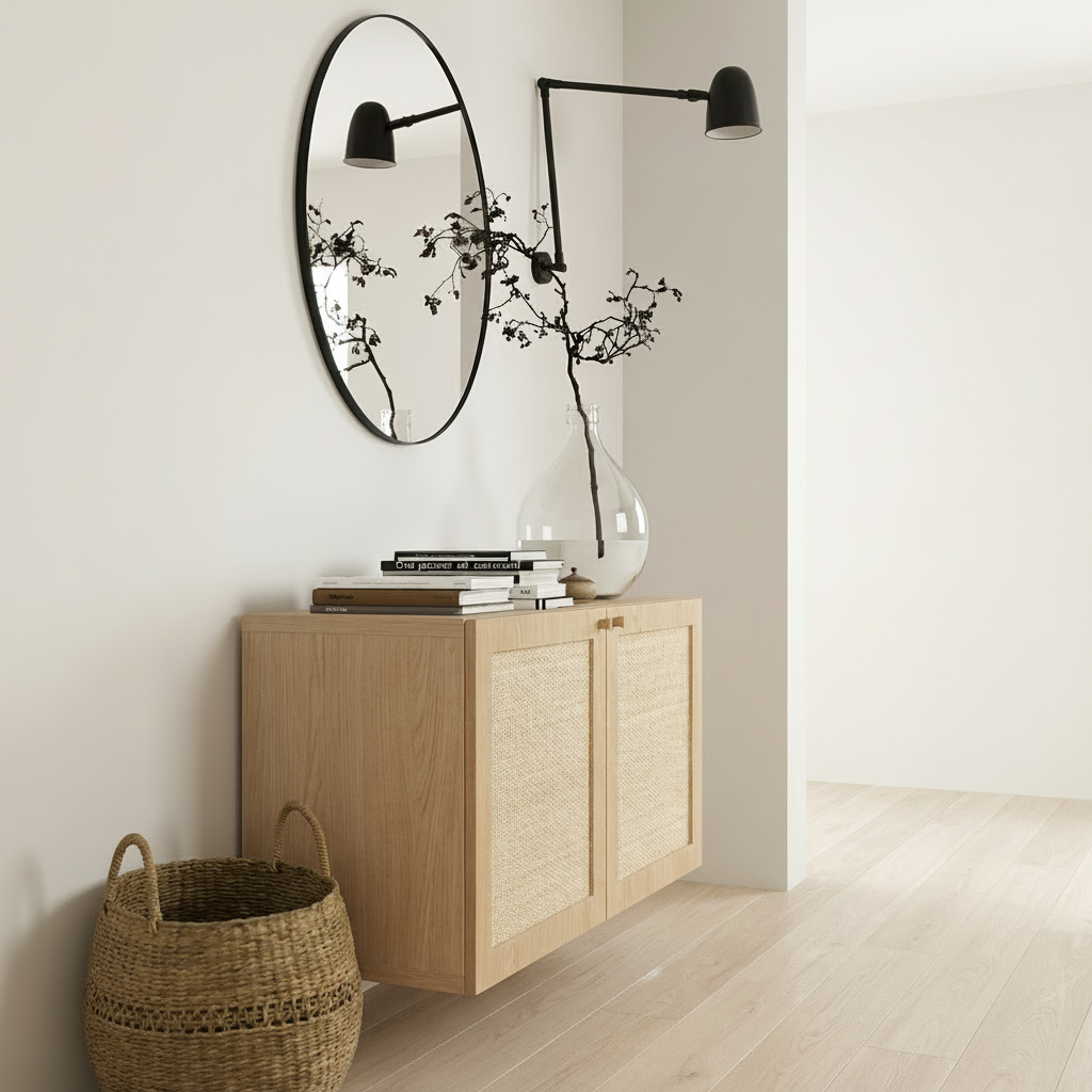 Besta 2-door cabinet (122 x 42 x 64cm)