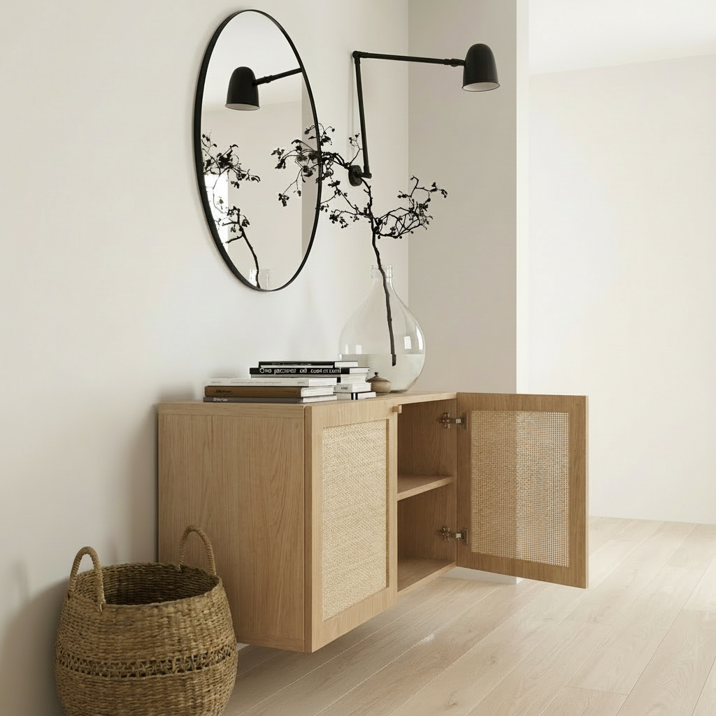 Besta 2-door cabinet (122 x 42 x 64cm)