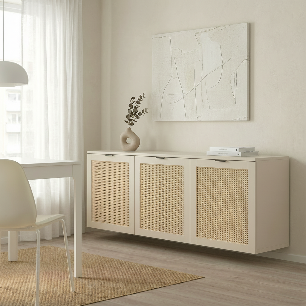 Besta 3-door cabinet (184 x 42 x 64cm)