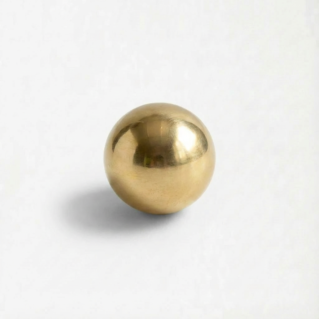 Brass ball handle